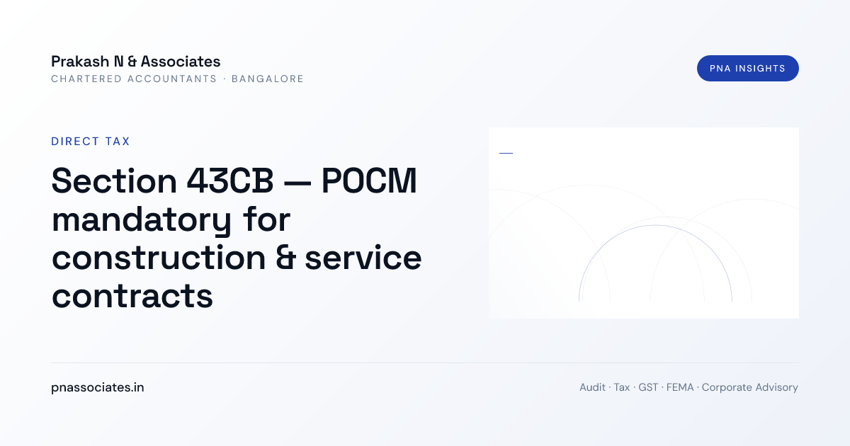 Pocm Section 43CB — POCM mandatory for construction & service contracts ...
